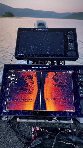 Rolling over the juice 🧃 #SOLIX #Humminbird #MEGAImaging #MEGASideImaging | Humminbird