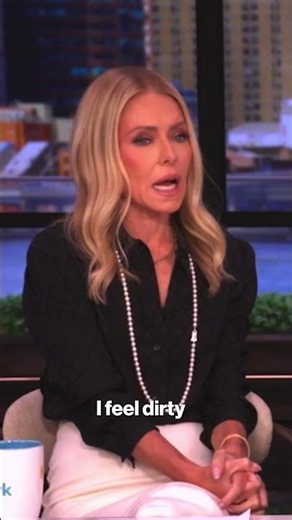 Kelly Ripa Says She Feels “Dirty” If Her Phone Battery Gets To “Below 100%” #shorts