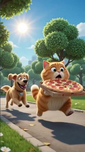cat versus Dog: The pizza fight