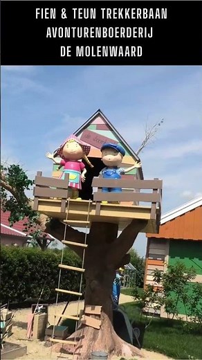 Fien & Teun Trekkerbaan Avonturenboerderij de Molenwaard #education #amusementpark #pov