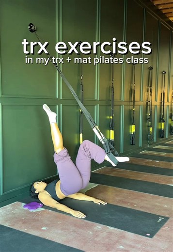 trx exercises from the trx portion of trx mat pilates #trxexercise #trx #trxpilates #trxworkout