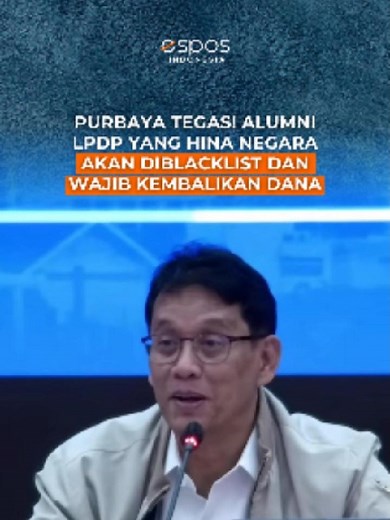 Menteri Keuangan Purbaya Yudhi Sadewa menegaskan akan menjatuhkan sanksi daftar hitam (blacklist) di seluruh instansi pemerintah serta menagih pengembalian dana beserta bunga kepada alumni Lembaga Pengelola Dana Pendidikan (LPDP) yang melanggar kewajiban dan etika. Pernyataan itu disampaikan dalam konferensi pers APBN Kita di kantor Kemenkeu, Jakarta, Senin (23/2/2026). Purbaya mengingatkan bahwa dana LPDP bersumber dari APBN, yang berasal dari pajak masyarakat dan utang negara. Oleh karena itu,