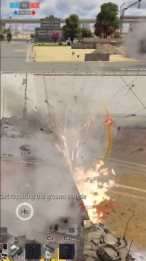 The little guy just got flattened like a pancake #warthunder