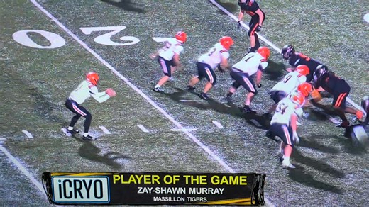 iCRYO Canton STONE COLD PLAYER OF THE GAME!!! Congratulations to the Massillon Tigers Zay-Shawn Murray our Icryo Stone Cold Player of the Game against Hoover. Murray had 5 Tackles for Loss, 3 Sacks and A Block Punt for the Tigers!!! Murray will receive a Free Month Long Cryo pass to Icryo. All athletes receive a discount!!! Game Replay tonight at 11pm and Sat 9am Spectrum 989 and 15 MCTV 128. Will be uploaded to our YouTube page after TV airing. Be sure to click subscribe https://m.youtube.com/@