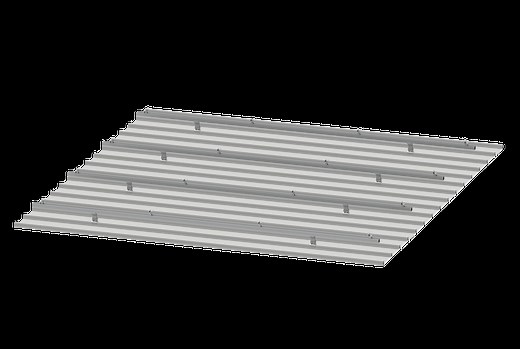 PV-ezRack SolarRoof DT Rail Non-Penetrative Roof Mounting System | Clenergy