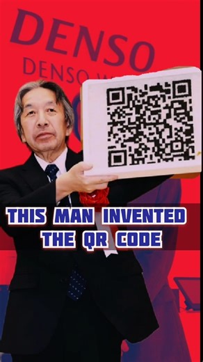 This Man Invented the QR Code! 🔍 | The Genius from Japan 🇯🇵 | #shorts #inventions