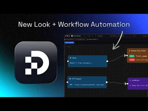 New Look, Workflows Automation & Passwordless Cloud Auth | DB Pro Devlog #10