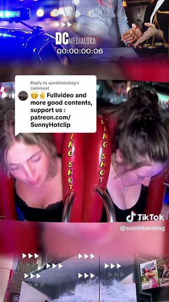 Exciting Slingshot Ride Adventure at the Beach