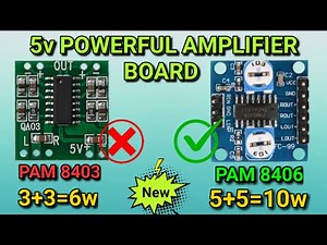 PAM 8406 AUDIO BOARD WIRING CONNECTION AND TESTING / 10W AUDIO BOARD