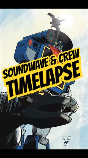 #transformers #soundwave & crew #drawing #timelapse