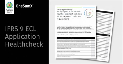 Validate your system for IFRS 9 financial compliance. From data integration to governance, get the insights you need to improve your Expected Credit Loss (ECL) processes and meet the financial standards. ✅Optimize your processes today: https://ow.ly/mmh850UIgl1 #IFRS9 #Banking #creditrisk #OneSumX #WoltersKluwer | Wolters Kluwer | Facebook