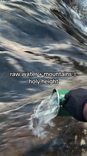 Raw Water in the Mountains: Primal High-Altitude Experience
