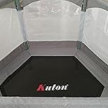 KUTON Trampoline, Kids Trampoline with Safety Enclosure Net, 50 inches Trampoline for Kids, Heavy Duty Frame with Stable & Reinforce Poles, Triple Zipper, Durable Indoor Trampoline for Kiddo, Gray