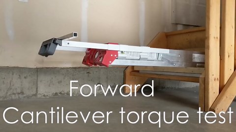 Universal A-Frame Step Ladder Safety Handrail Attachment Accessory Hand Rail Extension