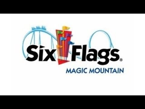 Six Flags Magic Mountain Full Tour - Valencia, California