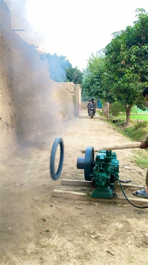 New diesel engine start wheel 🛞 speed test accident