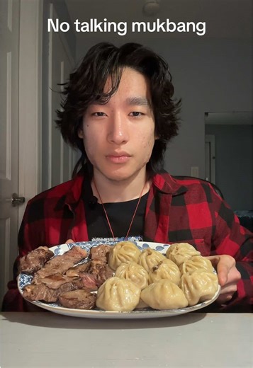Tibetan Soup Dumplings (Momo) Ribeye Steak & Homemade Lemon and Sugar Cookies No Talking Mukbang #fyp #notalkingmukbang #mukbang #mukbangasmr #mukbangeatingshow