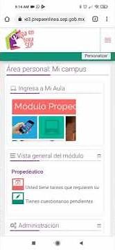 Subir foto a perfil de prepa en línea sep desde celular