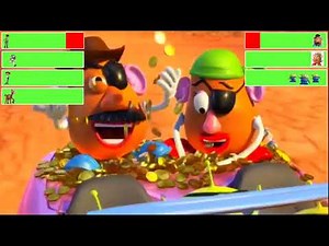 Toy Story 3 Western Battle with healthbars