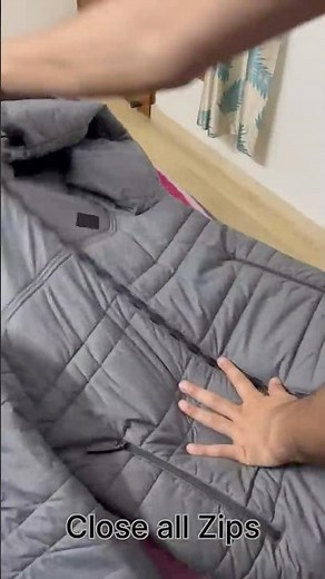 How to wash padded jacket in washing machine. Washing Decathlon jacket in washing machine at home.