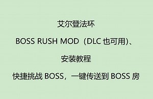 【mod分享】快捷挑战boss，一键传送到boss房，dlc可用【boss rush mod安装教程】-杨青一_-环-哔哩哔哩视频