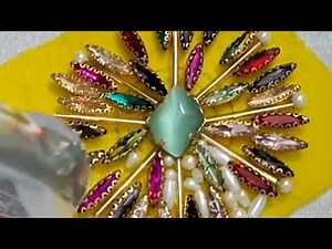 Brooches Making Tutorial | Easy & Beautiful Brooch Pin Design at Home | Trending Craft Idea