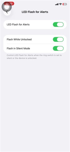 All ios Device Flash Alerts Settings 📱
