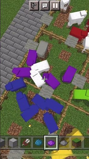 How to dye sheep in Minecraft bedrock