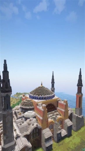 Hagia Sophia in Minecraft | Timelapse | #builds #viral #minecraft | MinicraftEditz