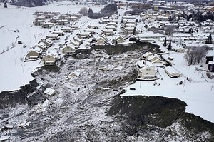 Quick clay landslide hits Norway sweeping away houses