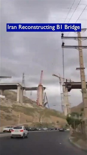 Iran Begins Rebuilding Massive B1 Bridge After Heavy Airstrikes!!
