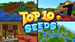 TOP 10 BEST NEW SEEDS For Minecraft 1.16 Bedrock Edition! (Pocket Edition, Xbox, PS4, Switch & W10)