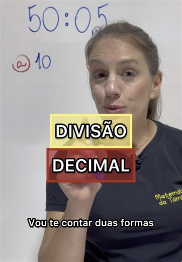 🔥Agora você aprende a DIVIDIR NÚMEROS DECIMAIS. 🫶🏼Não esqueça de me seguir para muito mais dicas…