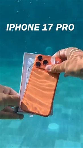IPHONE 17 PRO IP68 RATING ... 💪✅📱#short #shorts #shortfeed