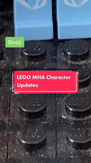LEGO MHA Character Updates #lego #anime #legoanime #legomha #legoshoji #legotokoyami #legobakugo