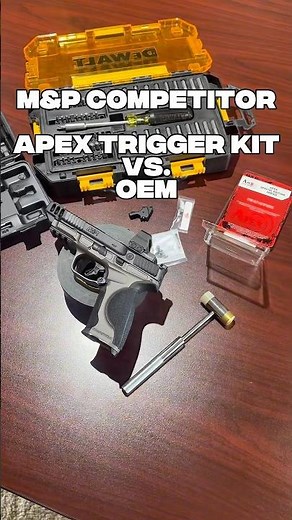 Apex trigger kit installed in my M&P Competitor!