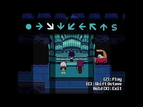 Deltarune Chapter 4: Playing Megalovania on Piano