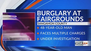 Springfield man accused of breaking into building on IL State Fairgrounds