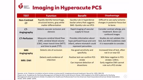 Posterior Circulation Strokes