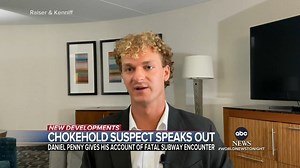 74K views · 1K reactions | The former Marine facing a manslaughter charge in the chokehold death of Jordan Neely on a New York City subway is speaking out about the incident for the first time. Daniel Penny claims it wasn't just his life he was fearing for. Stephanie Ramos reports. https://trib.al/VABHaf0 | ABC World News Tonight with David Muir | Facebook