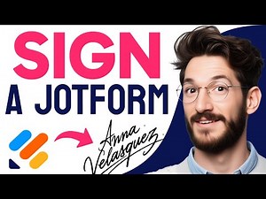 How to SIGN A JOTFORM (Step by Step)