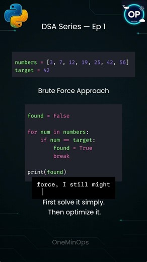 DSA Series Ep 1: Brute Force Search Explained