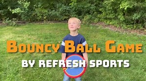Fun Bouncy Paddle & Stringy Ball Toss & Catch Game - Easy to Use for Kids All Ages - Soft Foam Design for Safe Play Indoors or Outdoors - Also Works as Flying Disc - Great Gift Idea for Boys & Girls