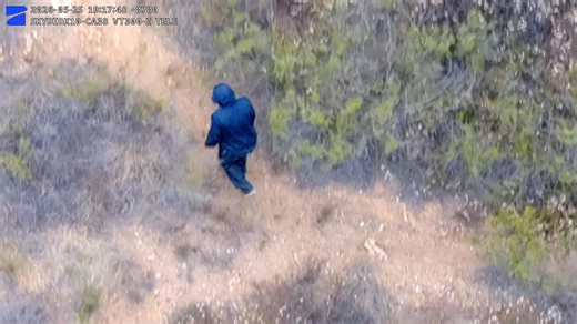 Drone helps track arson suspect who started fire in California