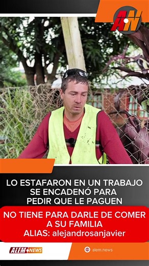 DRAMA EN SAN JAVIER: SE ENCADENÓ FRENTE A LA CASA DE SU EX EMPLEADOR PARA EXIGIR QUE LE PAGUEN Una escena de desesperación se vivió en las últimas horas en San Javier, donde un trabajador decidió encadenarse frente a la vivienda de quien habría sido su empleador para reclamar una deuda salarial que, según denunció, asciende a cerca de 9 mil reales. El hombre aseguró que durante un tiempo fue trasladado junto a otros trabajadores hacia Brasil para realizar distintas tareas laborales, pero que al 
