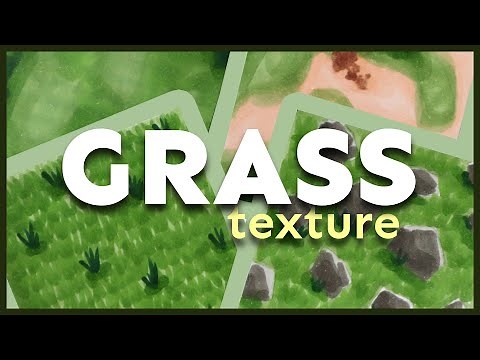 Four easy ways to paint GRASS TEXTURE with markers