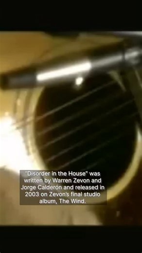 Songs by Springsteen | The story behind “Disorder in the House” a song by Warren Zevon featuring Bruce Springsteen | Instagram