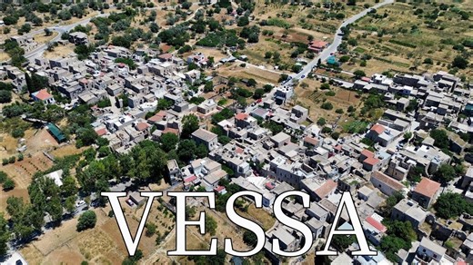 Authentic village life in beautiful Vessa Chios Greece