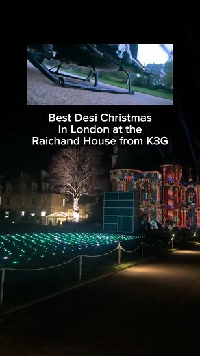 CHRISTMAS AT RAICHAND HOUSE NEAR LONDON 🎅 Christmas at Waddesdon felt straight out of a K3G scene — grand lights, dreamy pathways, aur har corner par woh filmy si warmth. Jaise ‘It’s all about loving your family’ ka festive version ho… bas is baar background mein carols the instead of Bollywood music. A quiet, magical Christmas moment that truly felt like a Bollywood set come alive. ✨🎄 For more London diaries with a desi twist, follow @nine2fivelife ❤️ RAICHAND HOUSE| BOLLYWOOD CHRISTMAS| CHRI
