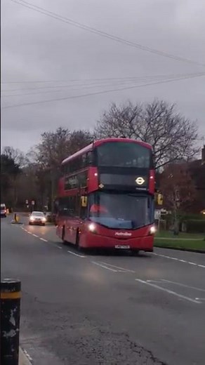 (Heading for Route 120) Not in Service LK67 EZU VWH2430 passing by Marlborough Road